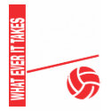 Volleyball Balck T-Shirt