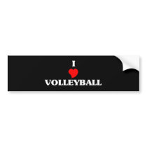 Volleyball Bumper Sticker