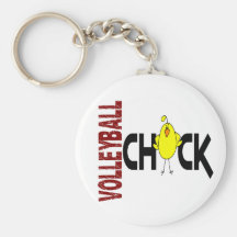 Volleyball Chick 1 Key Chains