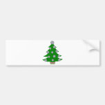 Volleyball Christmas Tree Bumper Stickers