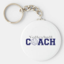 Volleyball Coach Key Chains