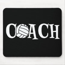 Volleyball Coach Mousepads