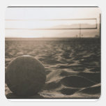 Volleyball dans le sable autocollants
