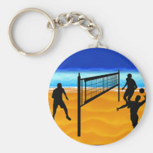 Volleyball de plage porte-clés