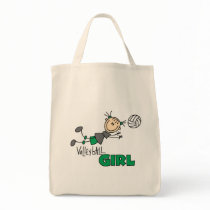 Volleyball Girl Tote Bag