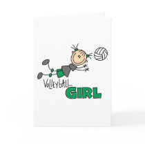 Volleyball Girl Cards