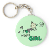 Volleyball Girl Tshirts and Gifts Key Chains