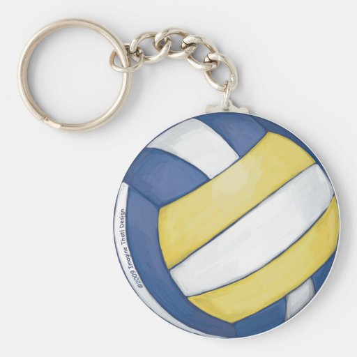 Volleyball Keychain