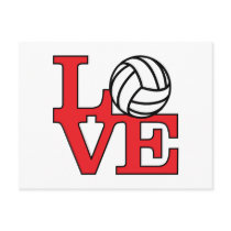 Volleyball Love Postcards