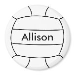 Volleyball Magnet