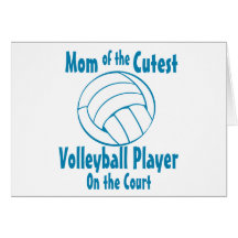 Volleyball Mom Greeting Cards