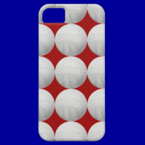 Volleyball on Red casemate cases