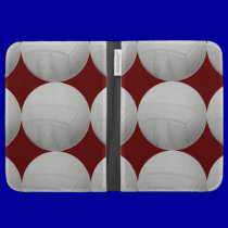 Volleyball Pattern on Red or any color caseable cases