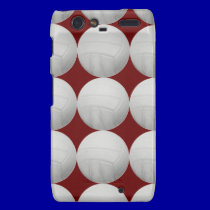 Volleyball Pattern on Red or any color casemate cases