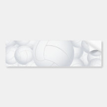 volleyball pile bumper stickers