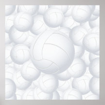 volleyball pile poster