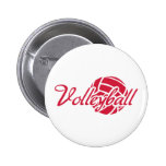 Volleyball Pinback Button