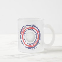 Volleyball Red Blue And White 1 Coffee Mugs