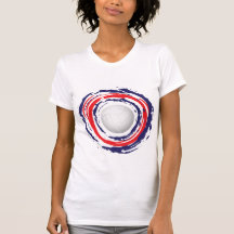Volleyball Red Blue And White 1 Tshirt