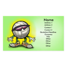 Volleyball Shades Business Cards