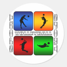 Volleyball spectaculaire adhésifs