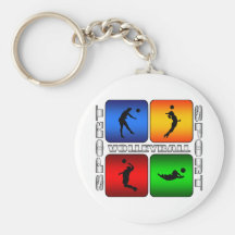 Volleyball spectaculaire porte-clefs