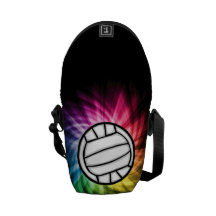 Volleyball; Spectrum Courier Bag