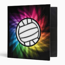 Volleyball; Spectrum Vinyl Binder