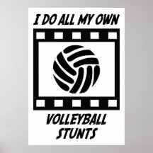 Volleyball Stunts Posters