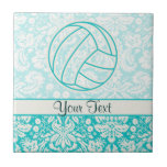 Volleyball ; Teal mignon Carreaux En Céramique
