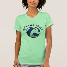 Volleyball Team Gifts - Blue Tee Shirts