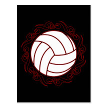 volleyball tribal cartes postales