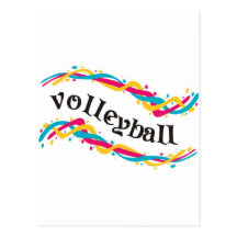 Volleyball Twists Postcard