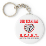 VolleyChick Heart keychains