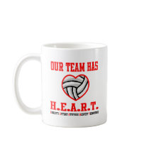 VolleyChick Heart Mugs