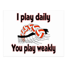 VolleyChick I play Daily Postcards