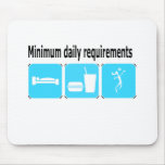 VolleyChick Minimum Daily Requirements Mousepads