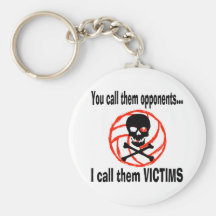 VolleyChick VolleyVictim Keychain