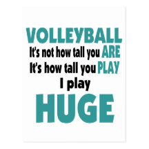 VolleyChick's Huge Post Card