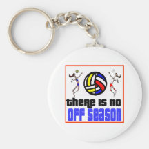 VolleyChick's No Off Season Keychain