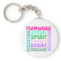 VolleyChick's Teamwork Keychain
