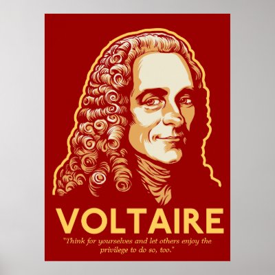 Voltaire Customizable Print by Libertymaniacs