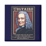 Voltaire - Prayer Magnet