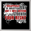Voltaire Quote (Colour) posters