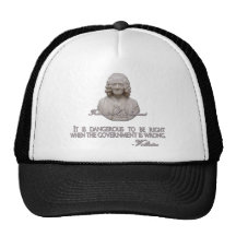 Voltaire Quote on Wrong Government Trucker Hats
