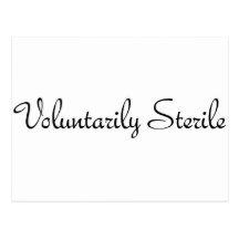 Voluntarily Sterile #1 Post Cards