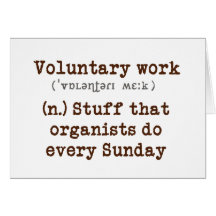 Voluntary work card