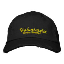 Voluntaryist Chapeaux Brodés