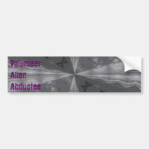 Volunteer Alien Abductee Bumper Stickers
