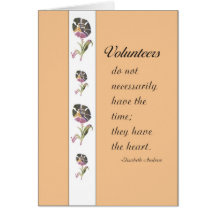 Volunteer Appreciation Card